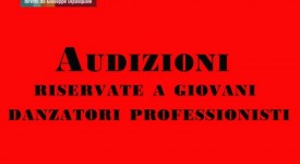 Casting giovani danzatori/trici professionisti per spettacolo di prosa Teatro Stabile di Catania