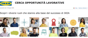 Offerte lavoro IKEA, candidature via web