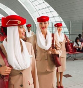 Emirates Airlines, i recruiting days di maggio per assistenti di volo