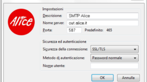 problemi Alice Mail